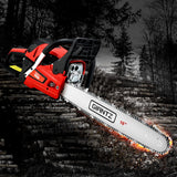 Giantz Chainsaw Petrol 45CC 16" Bar Commercial E-Start Pruning Chain Saw 1.7kW
