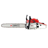 Giantz Chainsaw Petrol 58CC 20" Bar Commercial E-Start Pruning Chain Saw White