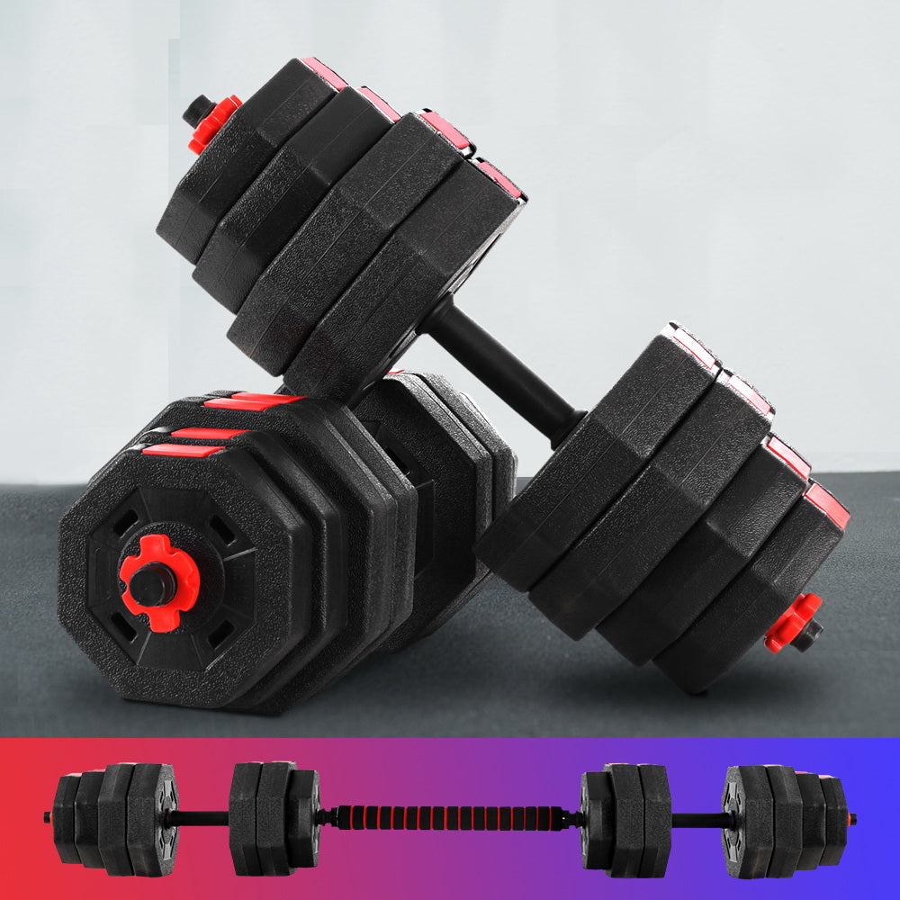 Everfit 40kg Dumbbells Barbell Set Adjustable Dumbbell Weight Lifting