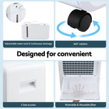 Devanti 70L Dehumidifier Commercial Moisture Absorber Air Dryer 8.5L Water Tank