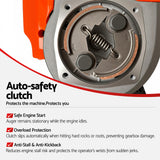Giantz Post Hole Digger 200mm Petrol Drill Extension Auger Bits