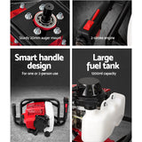 Giantz Post Hole Digger Motor Only Engine Petrol Red