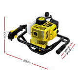 Giantz Post Hole Digger Motor Only Petrol Engine Yellow