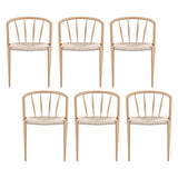 Artiss Dining Chairs Set of 6, Leisure Accent Chair for Living Room & Balcony Spindle Back