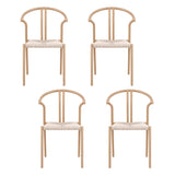 Artiss Dining Chairs Set of 4, Accent Chair for Living Room & Balcony Double Slat Back