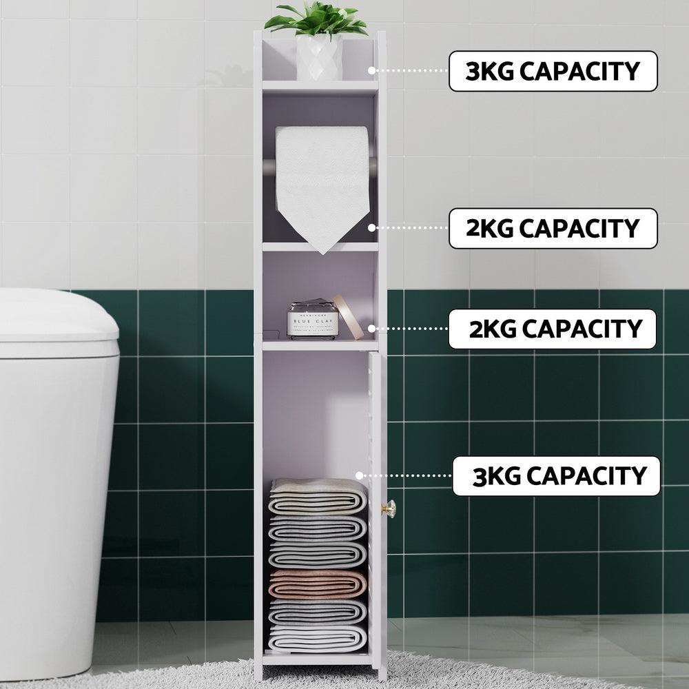 Bathroom Cabinet Storage 160cm White