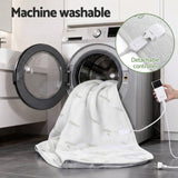 Giselle Electric Blanket Bamboo Fabric Double Fitted Heated Pad Underlay Washable Winter