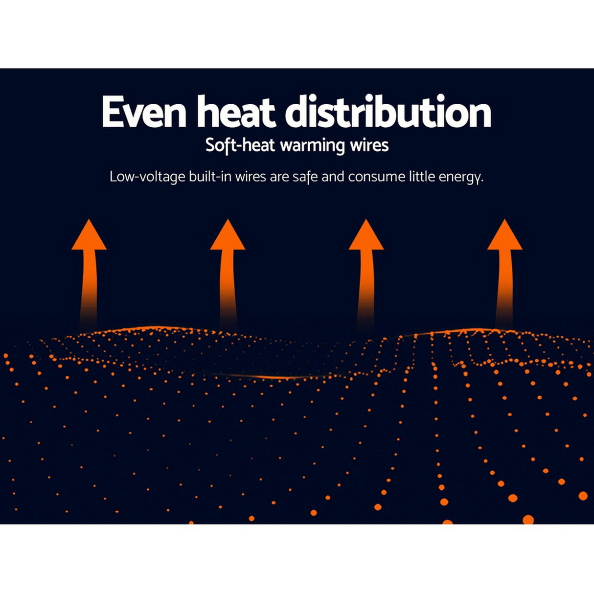 Giselle Bedding Electric Throw Blanket - Navy