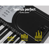 Alpha 61 Keys Electronic Piano Keyboard Digital Electric w/ Stand Beginner Silver