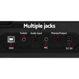 Alpha 61 Keys Electronic Piano Keyboard Digital Electric w/ Stand Touch Sensitive