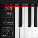 Alpha 88 Keys Electronic Piano Keyboard Digital Electric w/ Stand Semi-Weighted