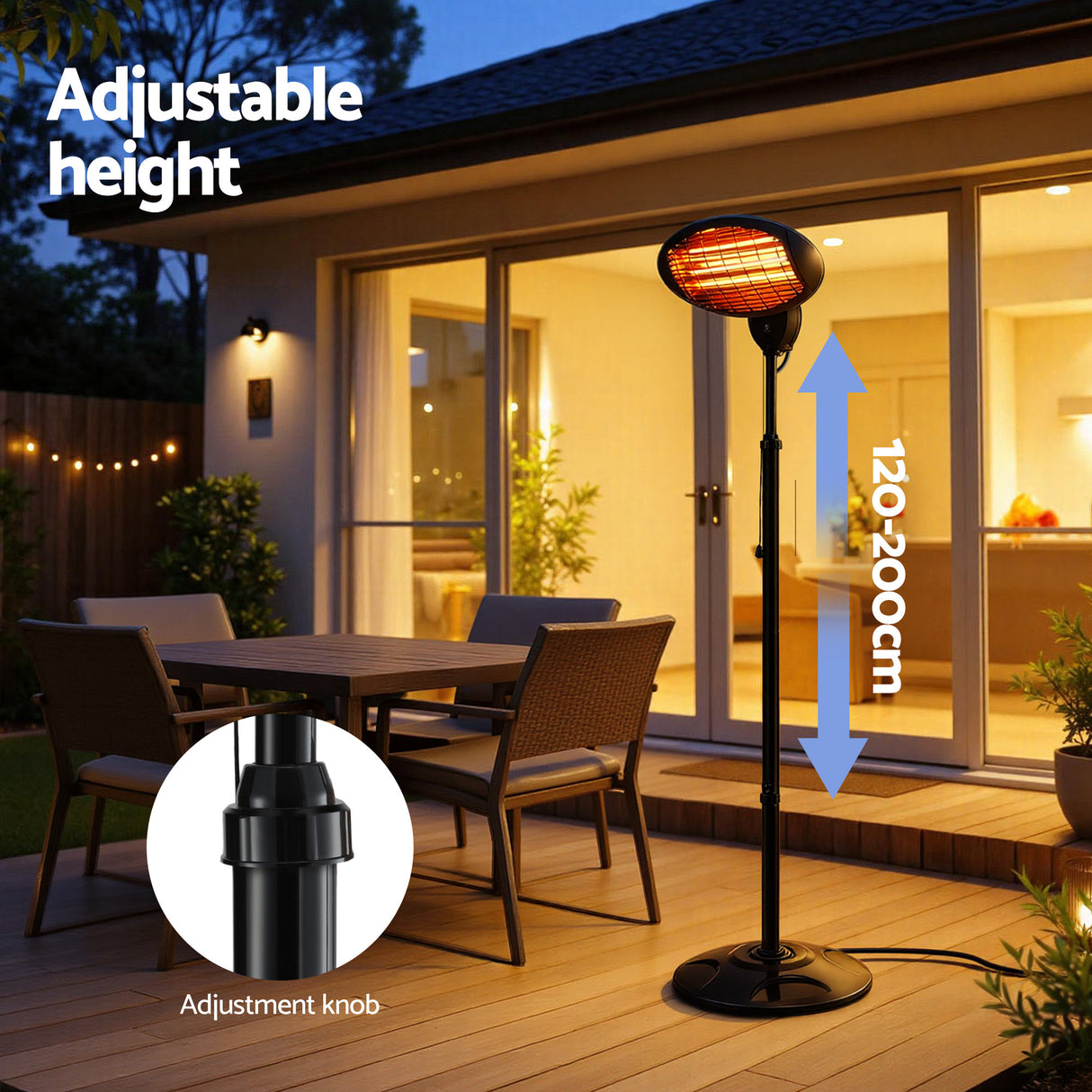 Electric Patio Heater 2000W