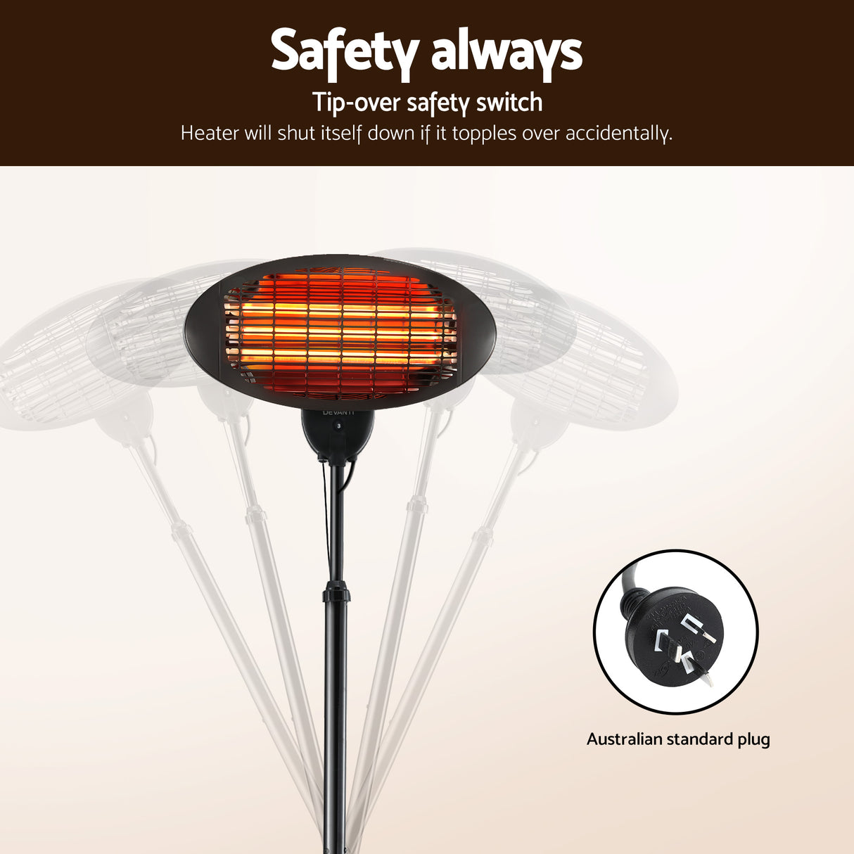 Electric Patio Heater 2000W