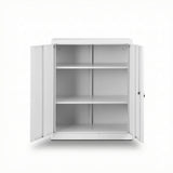 Artiss Steel Locker Cabinet Filing Mental Storage 3-Point Lock Adjustable Shelves White