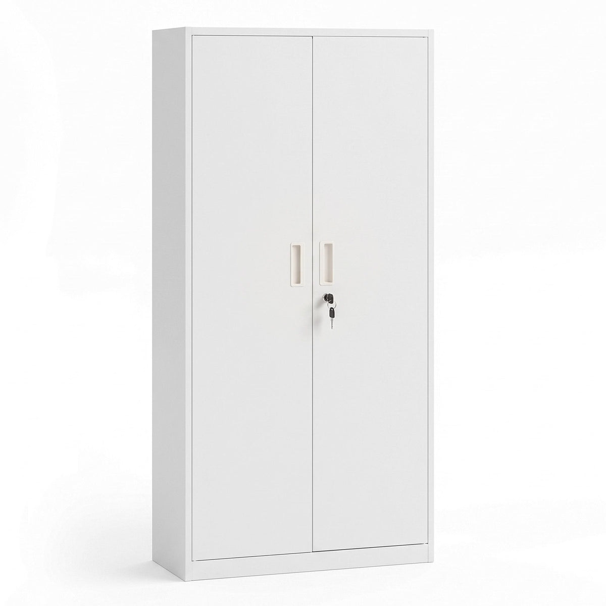 Astiss 180cm Steel Locker Cabinet Mental Storage 4 Adjustable Shelves