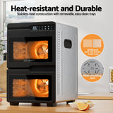 Devanti 12 Trays Food Dehydrator Dual-Zone Stainless Steel Fruit Jerky Dryer