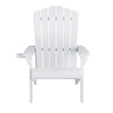 Gardeon Outdoor Chairs HDPE Adirondack Beach Chair Sun Lounge Patio Furniture Garden white