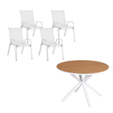 Gardeon 7PCS Outdoor Dining Set Table and Chairs Patio Garden Furniture Steel