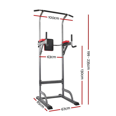 Everfit Weight Bench Chin Up Tower Bench Press Home Gym Wokout 200kg Capacity