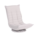 Artiss Swivel Floor Chair 5 Adjustable Foldable Lounge Seat Floor Sofa Chair Grey