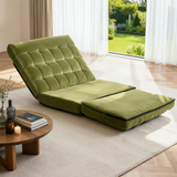 ArtissLounge Sofa Bed 2 seater Green Fabric