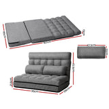 Grey Lounge Sofa Bed