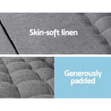 Grey Lounge Sofa Bed