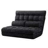 Lounge Sofa Bed Charcoal