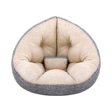 Artiss Floor Lounge Sofa Bed Chair Foldable Washable Beige
