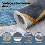 Artiss Washable Floor Rug 200X290cm Large Geometric Area Rug Modern Floor Carpet