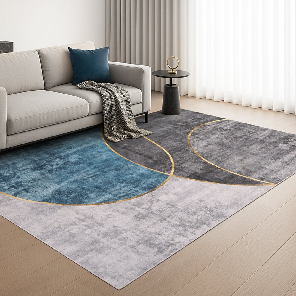 Artiss Washable Floor Rug 200X290cm Large Geometric Area Rug Modern Floor Carpet