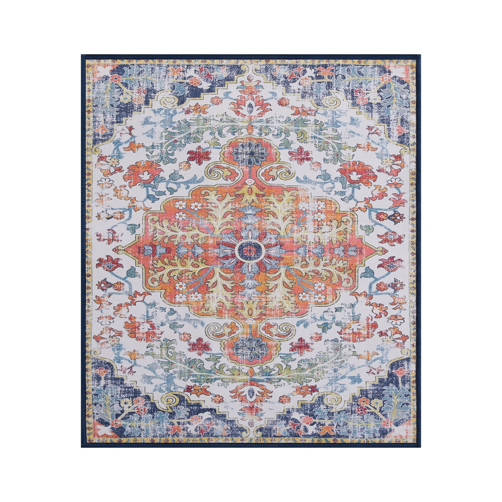 Artiss Floor Rug 50X80 Doormat Carpet Short Pile Non-Slip Entryway Mat Bohemian