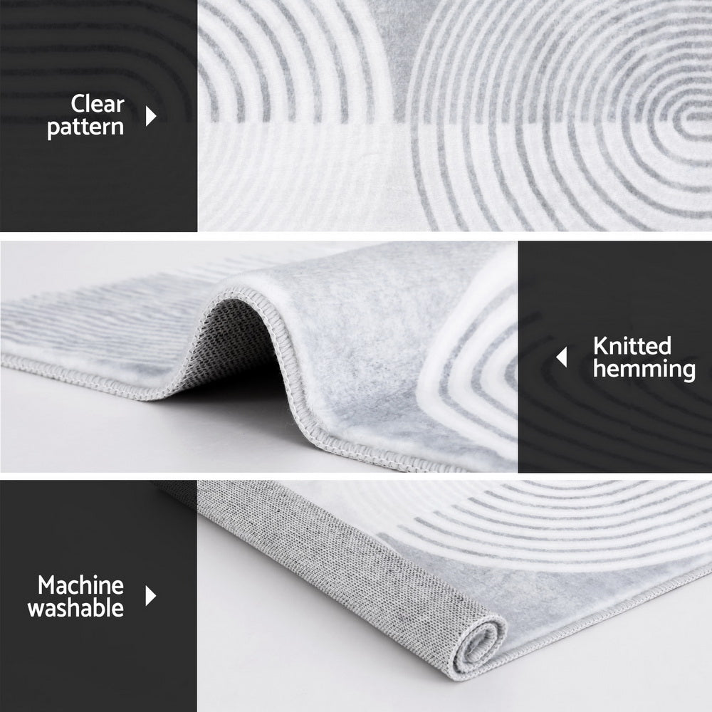 Artiss Rug 200x290cm Area Rug Washable Mat Large Carpet Faux Rabbit Fur Cyril