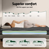 Giselle 18cm Memory Foam Mattress Green Tea Foam Cool Gel Foam Mattresses King