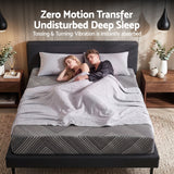 Giselle 25cm King Memory Foam Mattress Gel Infused Foam Removable Cover