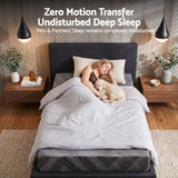 Giselle 25cm King Single Memory Foam Mattress Gel Infused Foam Removable Cover