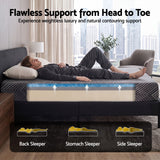 Giselle 25cm Queen Memory Foam Mattress Gel Infused Foam Removable Cover