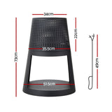 Grillz Fire Pit Deep Bowl Iron Outdoor Fireplace