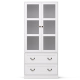 Artiss Buffet Sideboard 180cm Hutch Storage Cabinet Kitchen Drawer Door White