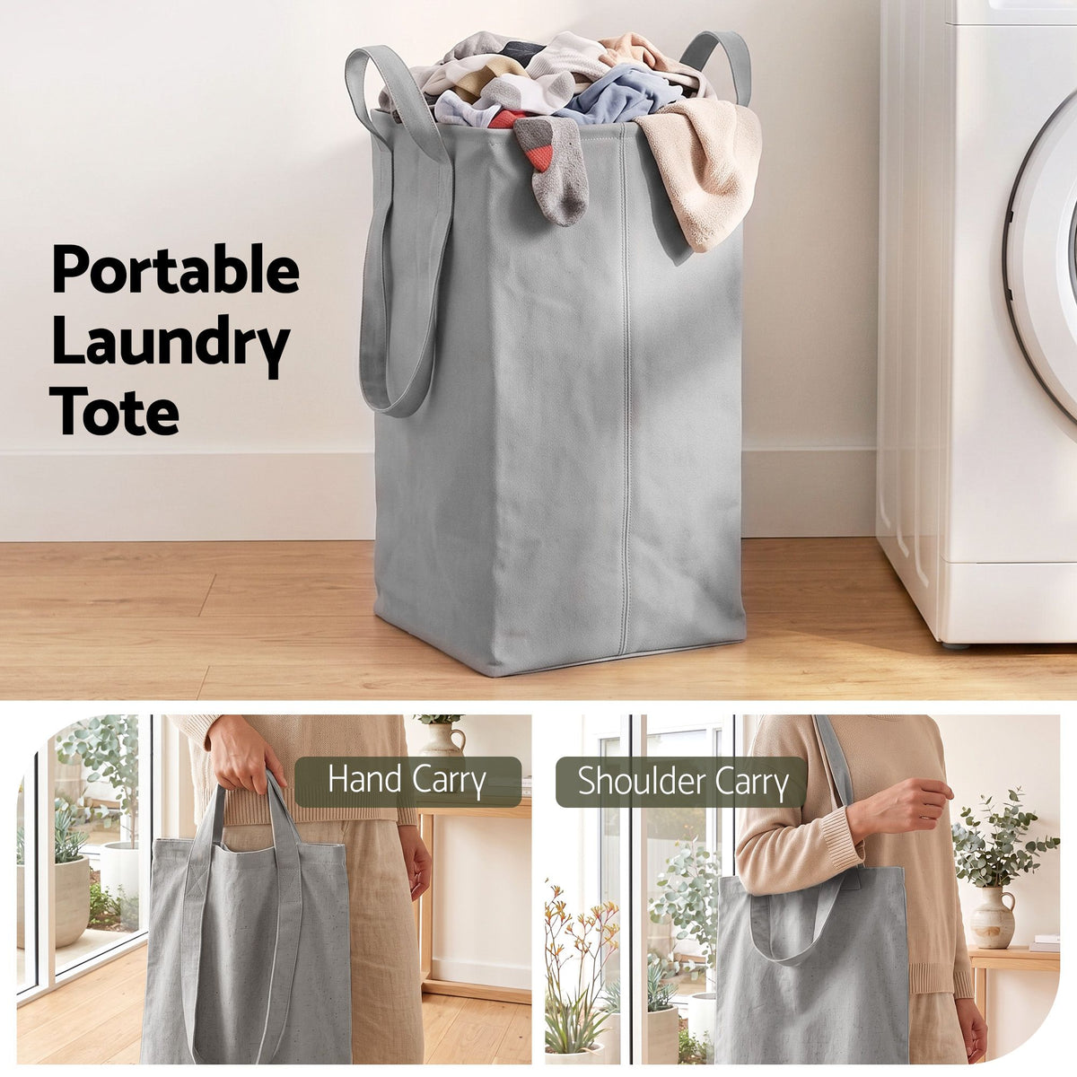 Artiss Tall Bathroom Storage Cabinet with Tilt Out Laundry Hamper White 170cm