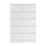 Paper Veneer 6 Chest of Drawers - PEPE White