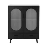 Artiss Buffet Sideboard Double Doors - Black