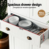 Artiss Buffet Sideboard Cupboard Cabinet White