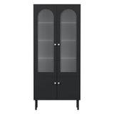 Artiss Buffet Sideboard Cupboard Cabinet Black