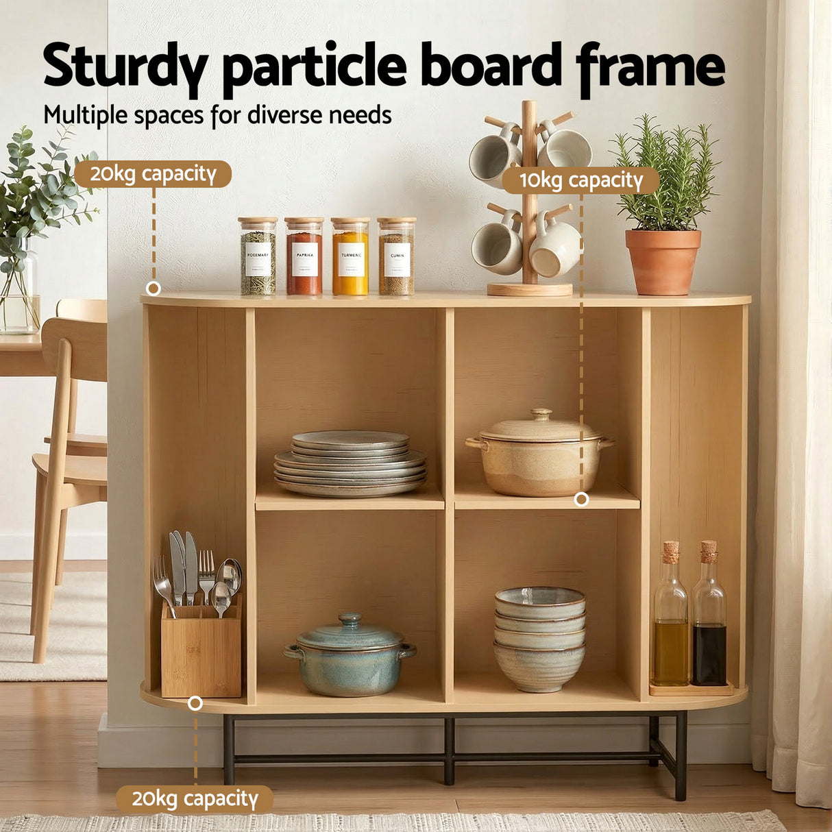 PIIA Pine Buffet Sideboard