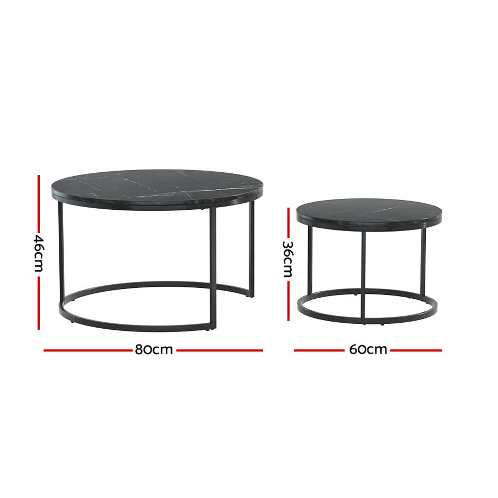 Tika Nesting Coffee Table Set