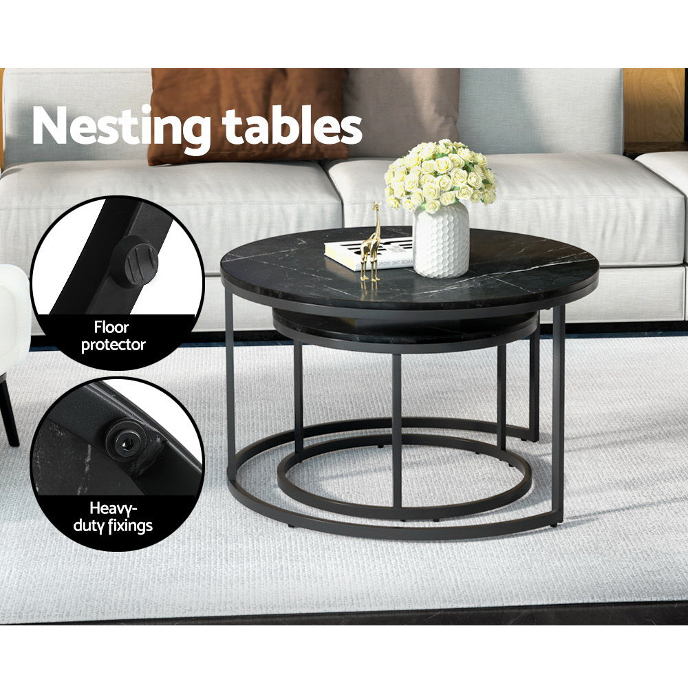 Tika Nesting Coffee Table Set