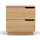 Artiss 2X Bedside Table 2 Drawers Nightstand Pine