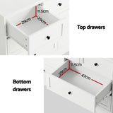 Artiss 7 Chest of Drawers Dresser Table White