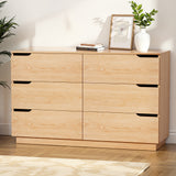 Artiss 6 Chest of Drawers Dresser Table Pine